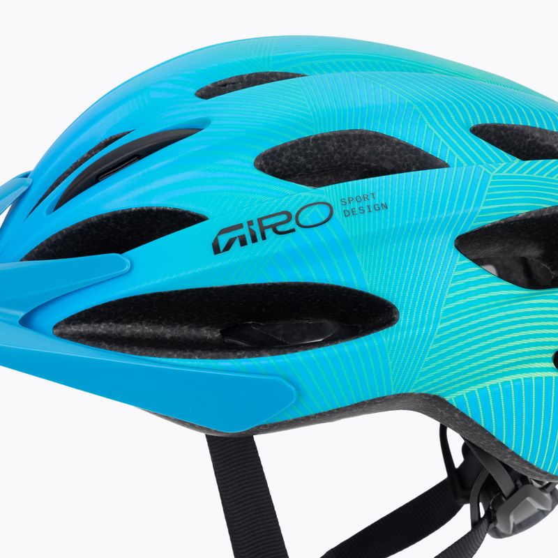 Kinder-Fahrradhelm Giro Raze matte blue/green 7