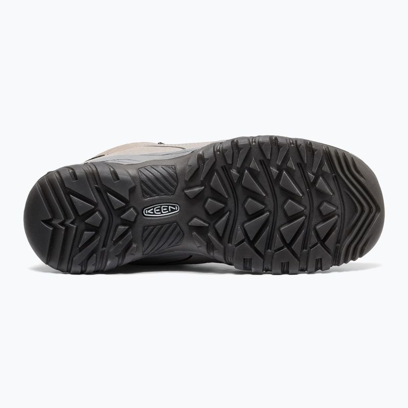 Damen-Trekkingschuhe KEEN Targhee IV Mid Wp grey/lily pad 4