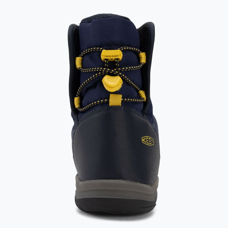 Schneestiefel KEEN Puffrider Wp naval academy/mango mint 6
