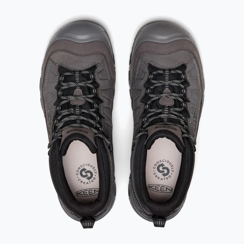 Herren-Trekkingstiefel KEEN Targhee IV Mid Wp magnet/black 3