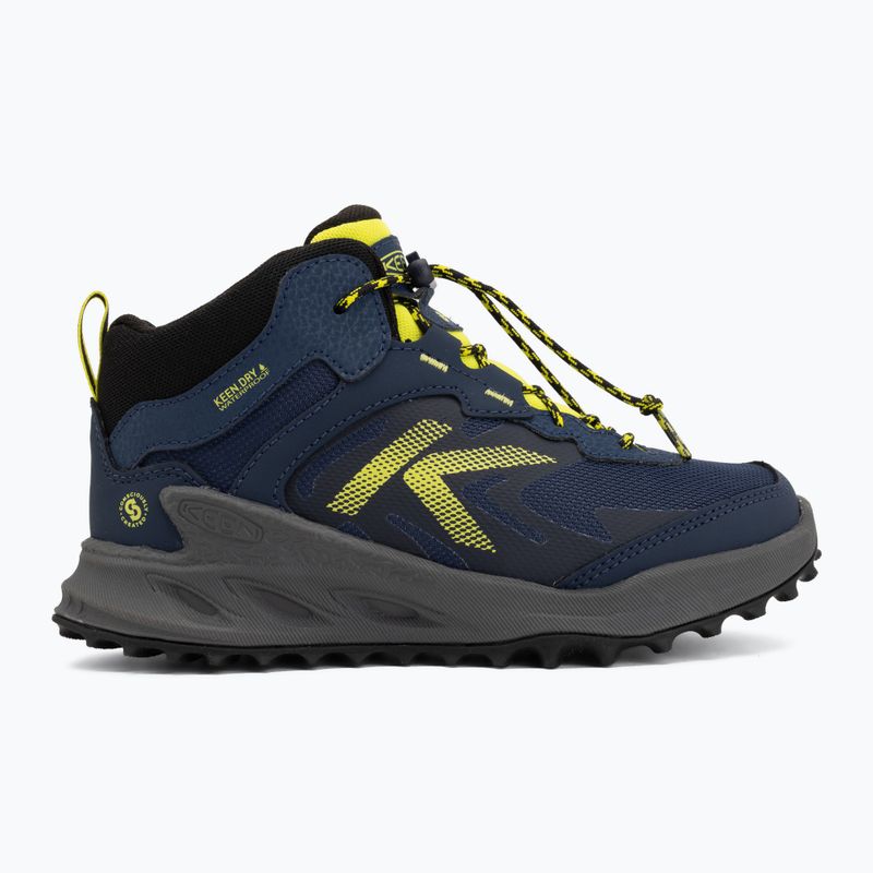 Kinder-Trekkingschuhe KEEN Zionic Mid Wp naval academy/evening primrose 2
