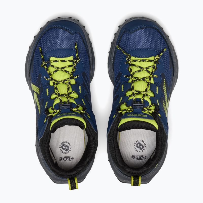 Kinder-Trekkingschuhe KEEN Zionic Mid Wp naval academy/evening primrose 3