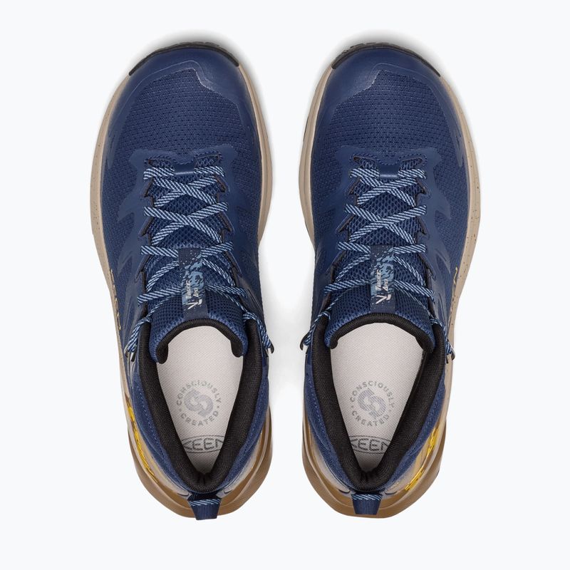Herren-Trekkingstiefel KEEN Targhee Apex Mid Wp naval academy/symphonic susnset 5