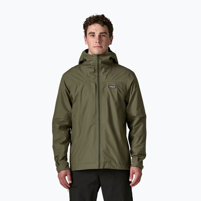 Herren-Regenjacke Patagonia Insulated Boulder Fork Rain basin green