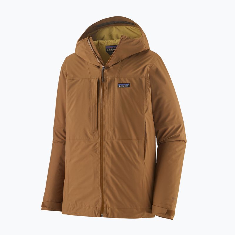 Herren-Regenjacke Patagonia Insulated Boulder Fork Rain deer brown 2