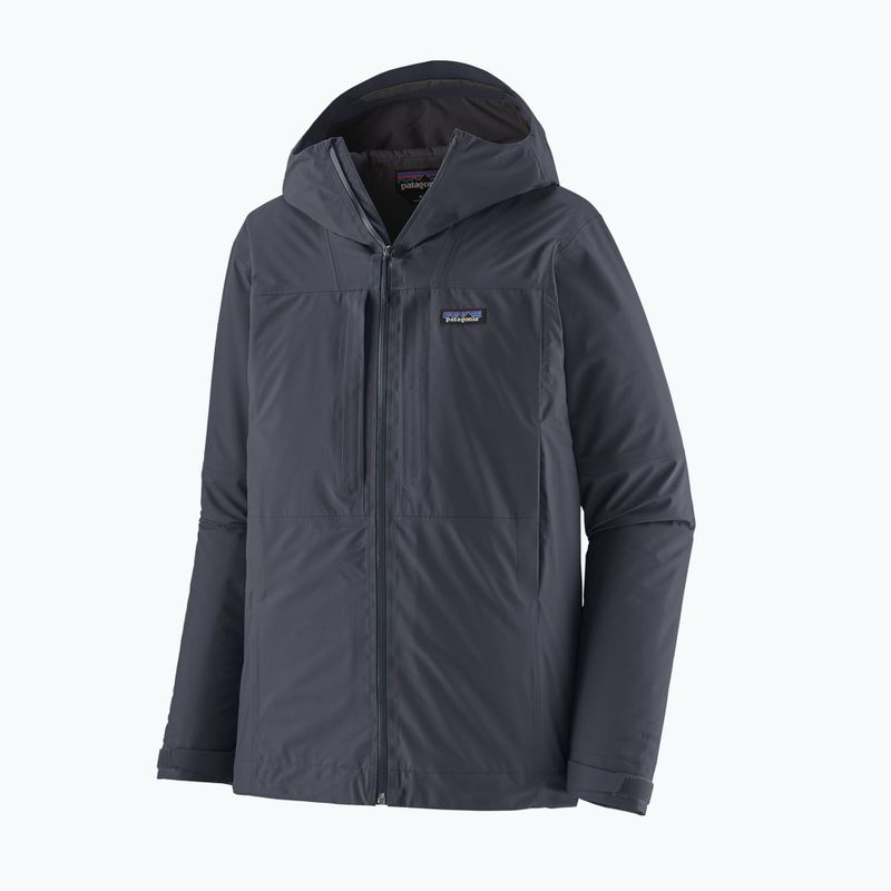 Herren-Regenjacke Patagonia Insulated Boulder Fork Rain smolder blue 6