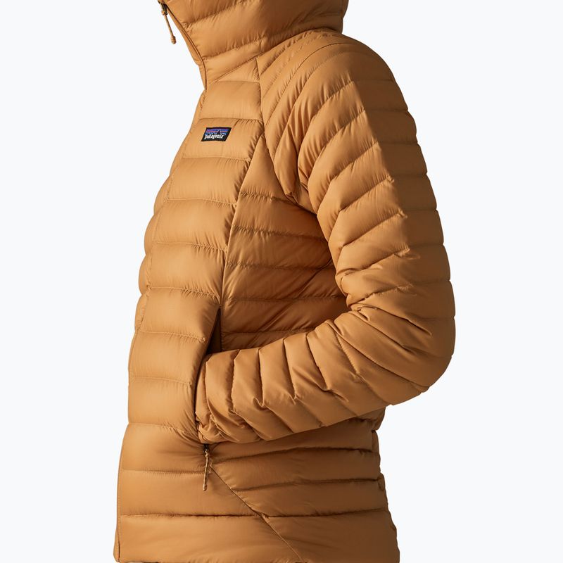 Damen-Daunenjacke Patagonia Down Sweater Hoody cinnamon brown 7