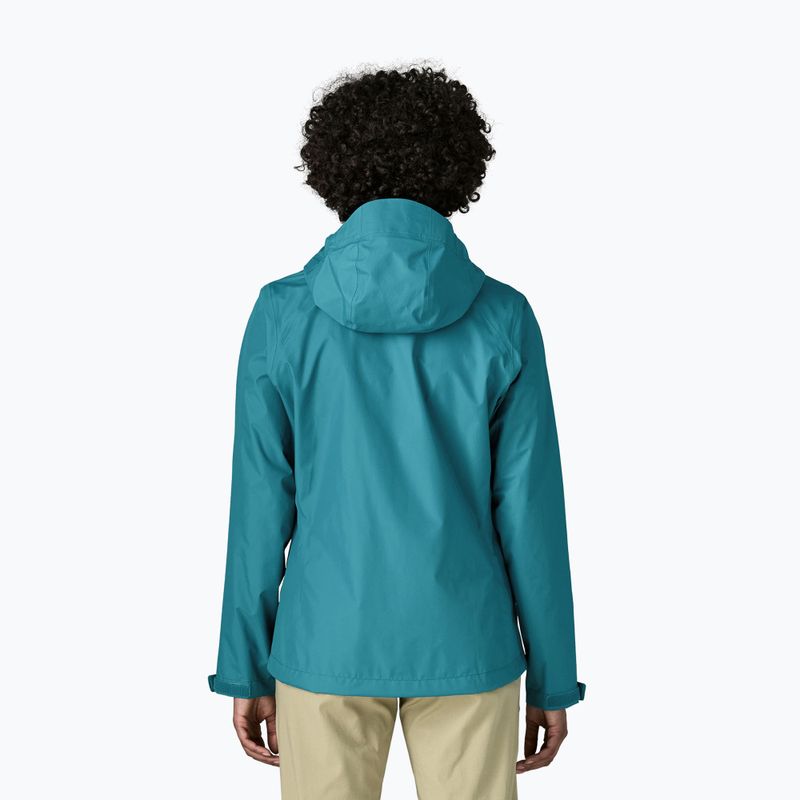 Damen-Regenjacke Patagonia Torrentshell 3L Rain glacial glue 2
