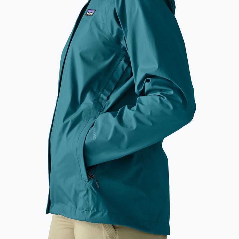 Damen-Regenjacke Patagonia Torrentshell 3L Rain glacial glue 5