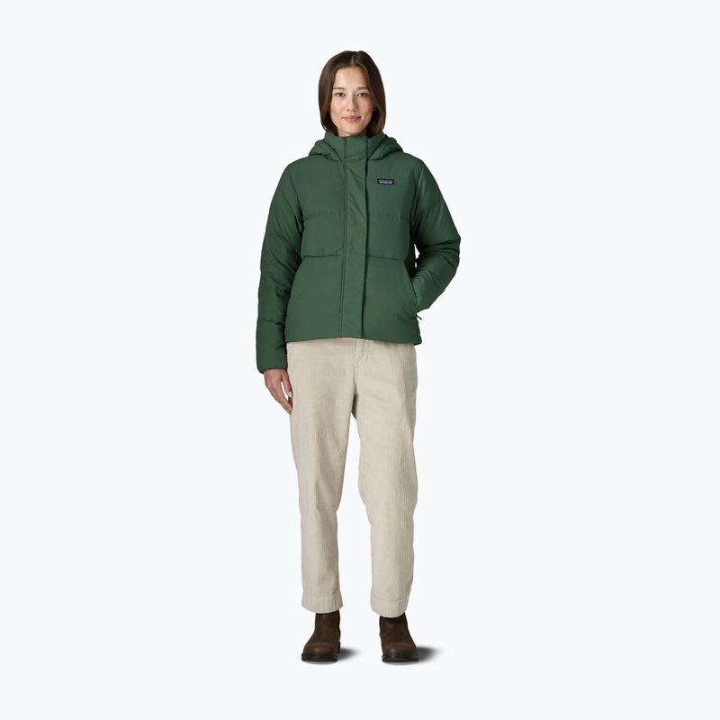 Damen-Daunenjacke Patagonia Sisar Down Hoody canopy green 2
