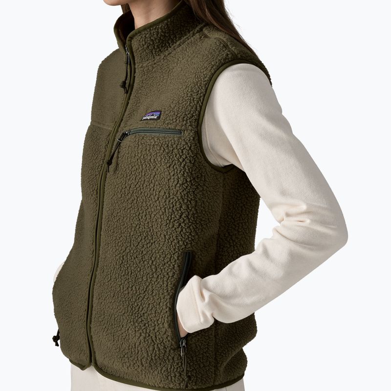 Damenweste Patagonia Retro Pile basin green 4