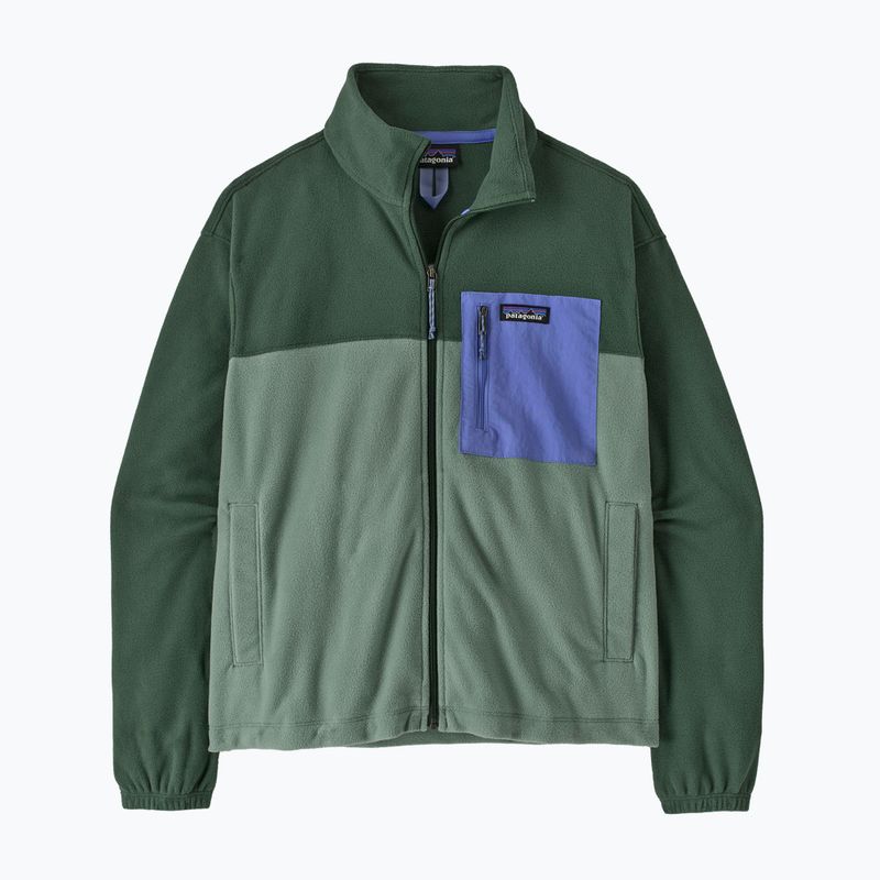 Fleecejacke für Damen Patagonia Micro D Patch Pocket cover green 2