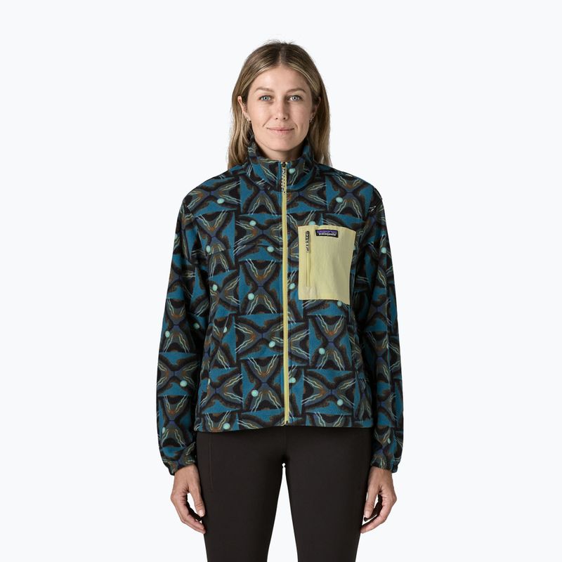 Fleecejacke für Damen Patagonia Micro D Patch Pocket deep freeze: black