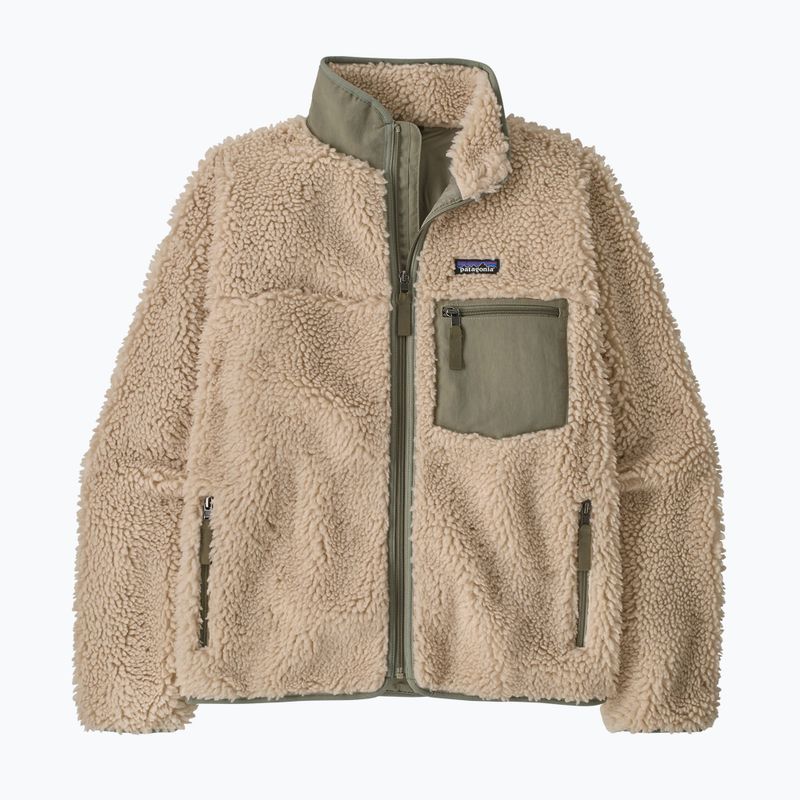 Windjacke für Damen Patagonia Classic Retro-X dark natural w/river rock green 4