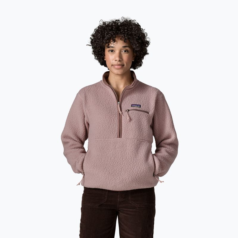 Fleecejacke für Damen Patagonia Retro Pile Marsupial stingray mauve