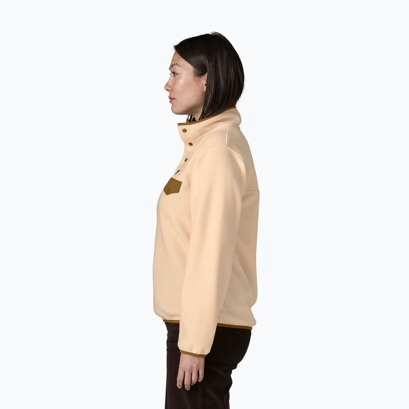 Fleecejacke für Damen Patagonia Lightweight Synchilla Snap-T Pullover natural 3