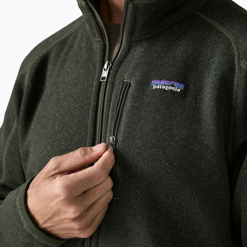 Herren-Trekkingsweatshirt Patagonia Better Sweater Fleece old growth green 5