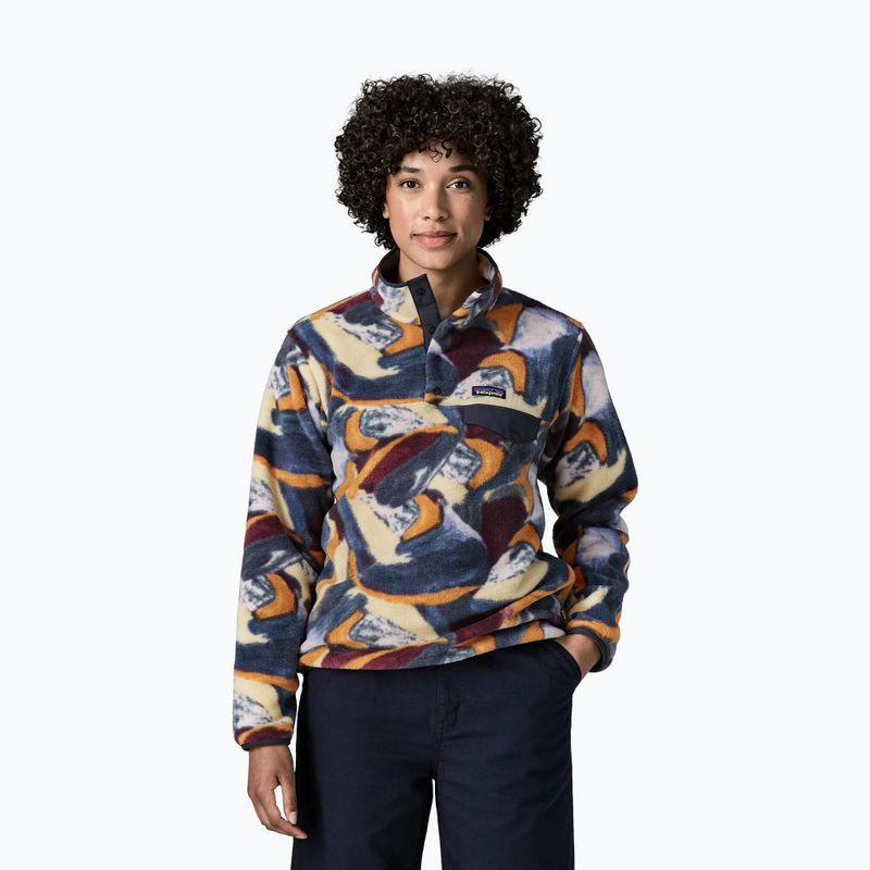 Fleecejacke für Damen Patagonia Lightweight Synchilla Snap-T Pullover smudge: smolder blue