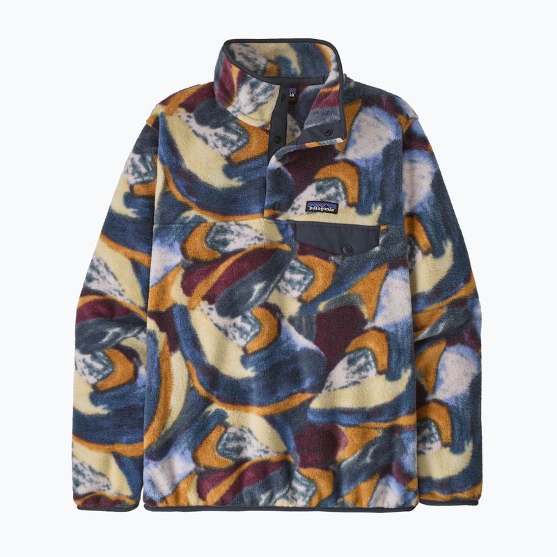 Fleecejacke für Damen Patagonia Lightweight Synchilla Snap-T Pullover smudge: smolder blue 4