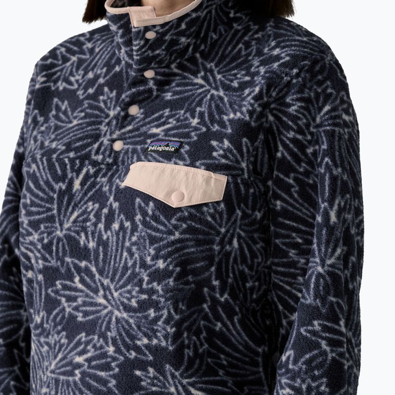 Fleecejacke für Damen Patagonia Lightweight Synchilla Snap-T Pullover saxifrage: sunken blue 4