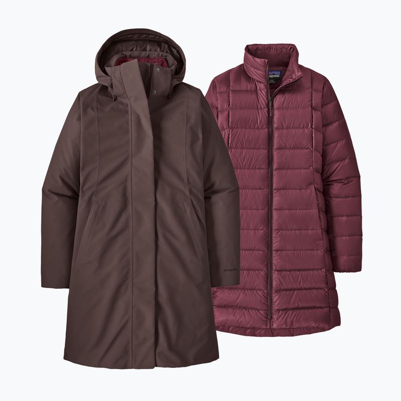 Damen-3‑in‑1‑Jacke Patagonia Tres 3-in-1 Parka den brown 10