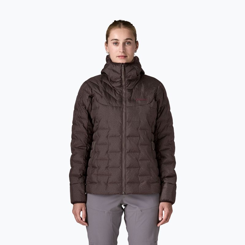 Gefütterte Damenjacke Patagonia Durable Down Hoody den brown