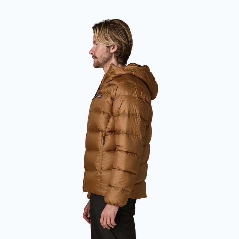 Herren-Daunenjacke Patagonia Fitz Roy Down Hoody deer brown 3