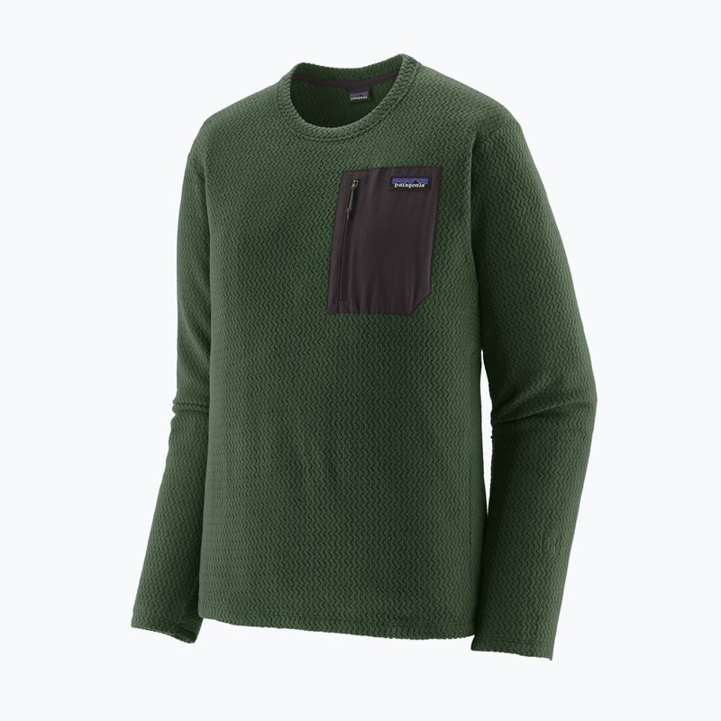 Herrenpullover Patagonia R1 Air Crew treeline green 2