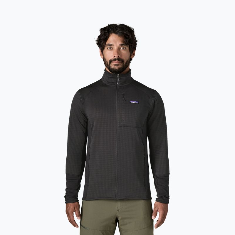 Fleecejacke für Herren Patagonia R1 black w/black