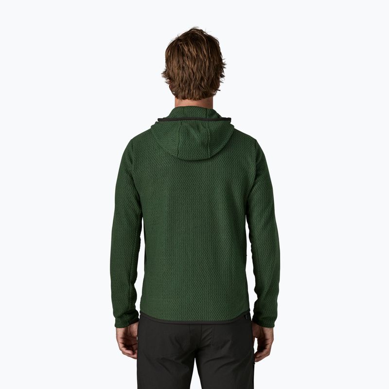Herren-Trekkingsweatshirt Patagonia R1 Air Full-Zip Hoody treeline green 2