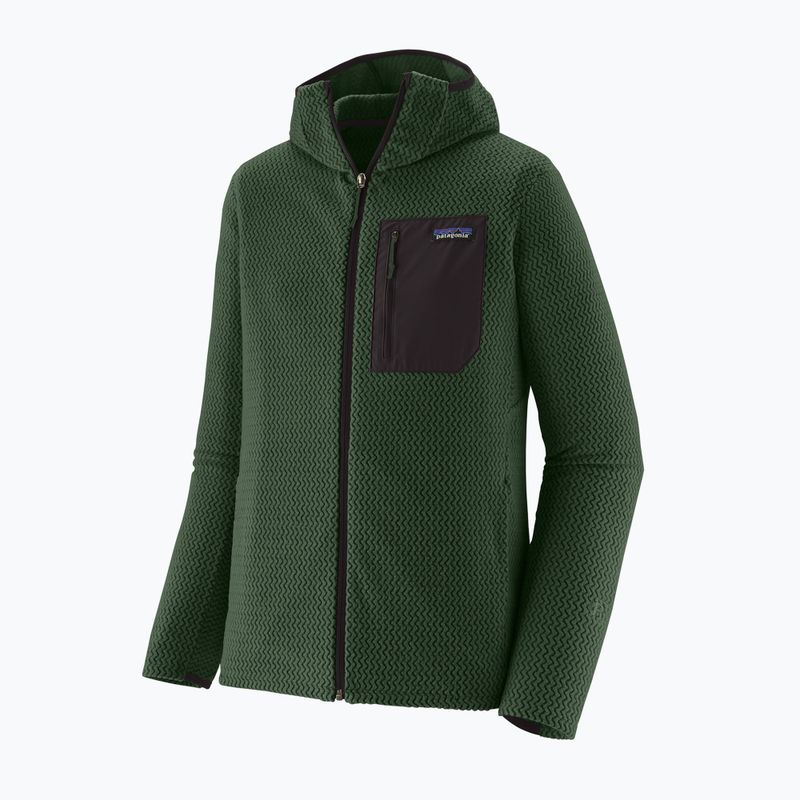 Herren-Trekkingsweatshirt Patagonia R1 Air Full-Zip Hoody treeline green 5