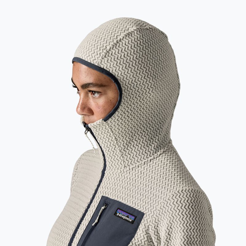 Fleecejacke für Damen Patagonia R1 Air Full-Zip Hoody birch white 4