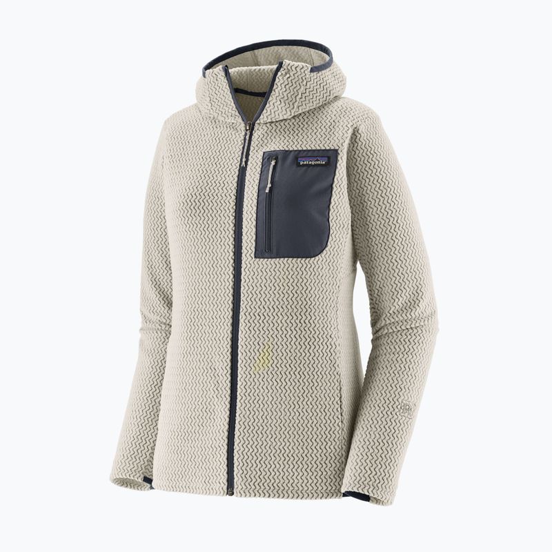 Fleecejacke für Damen Patagonia R1 Air Full-Zip Hoody birch white 5