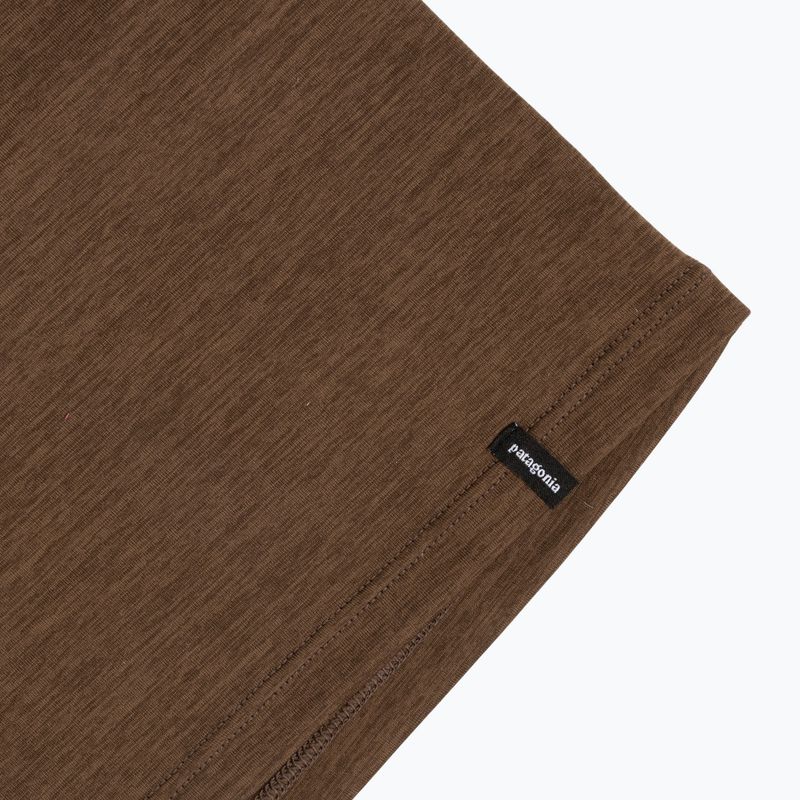 Longsleeve Herren Patagonia Cap Cool Daily Boardshort Logo LS berm brown - light berm brown x-dye 5