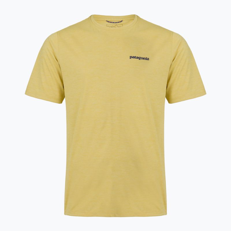 Herren-Shirt Patagonia Capilene Cool Daily Boardshort Logo limestone yellow - light limestone yellow x-dye