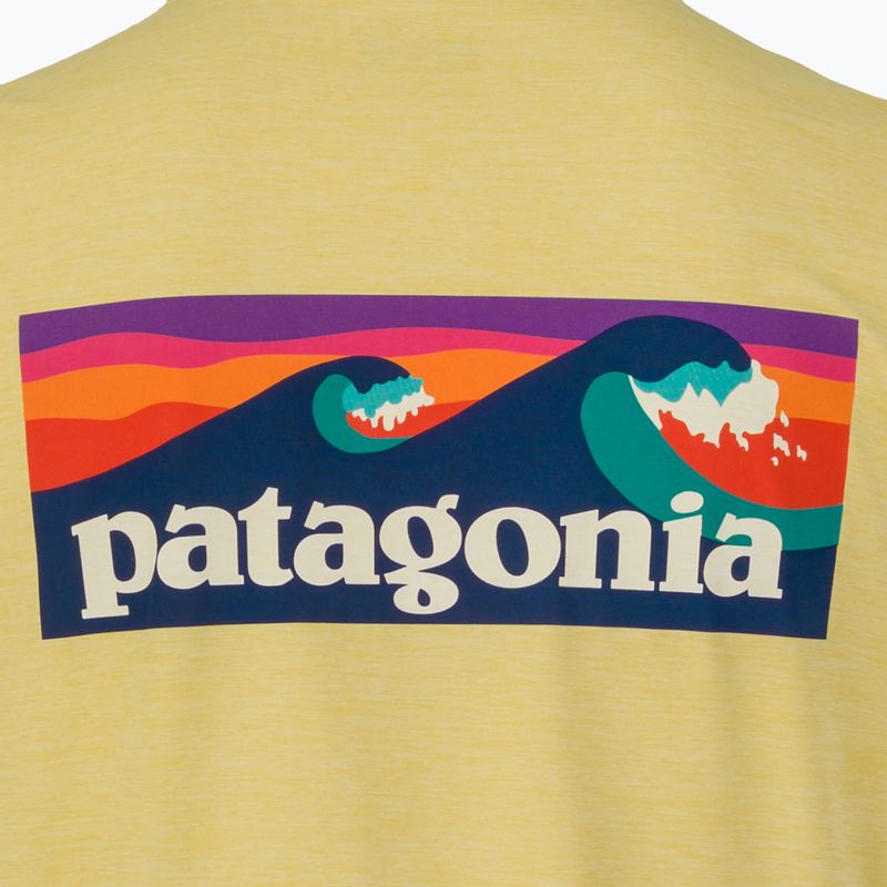 Herren-Shirt Patagonia Capilene Cool Daily Boardshort Logo limestone yellow - light limestone yellow x-dye 5