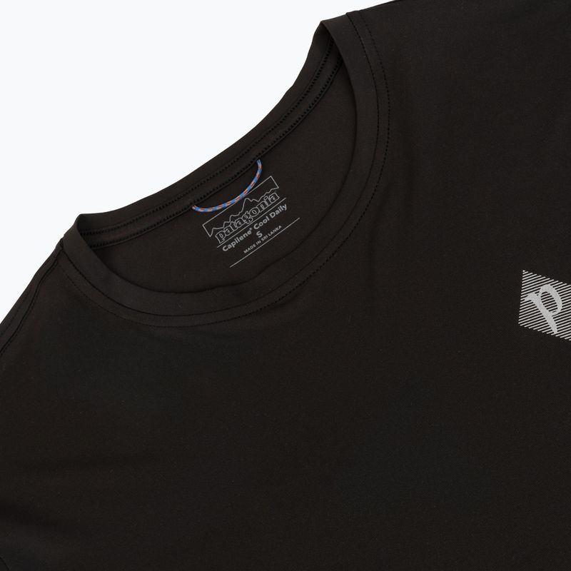 Herren-Trekkingshirt mit langen Ärmeln Patagonia Cap Cool Daily Hut Tripper LS black 3