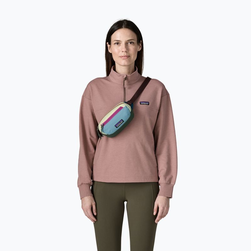 Bauchtasche Patagonia Terravia Mini Hip patchwork: snowmelt blue 3