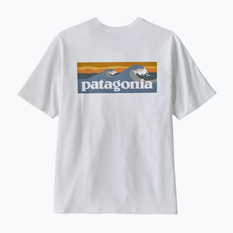 Herren-Shirt Patagonia Boardshort Logo Pocket Responsibili fiber white 2