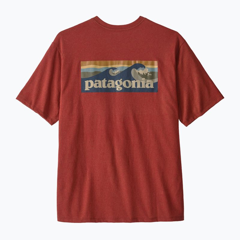 Herren-Shirt Patagonia Boardshort Logo Pocket Responsibili rusty red 2