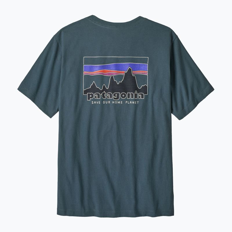 Herren-Shirt Patagonia '73 Skyline T-Shirt summit blue 2