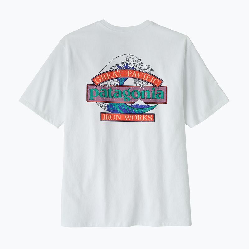 Herren-Shirt Patagonia Great Waves Responsibili-Tee fiber white 2