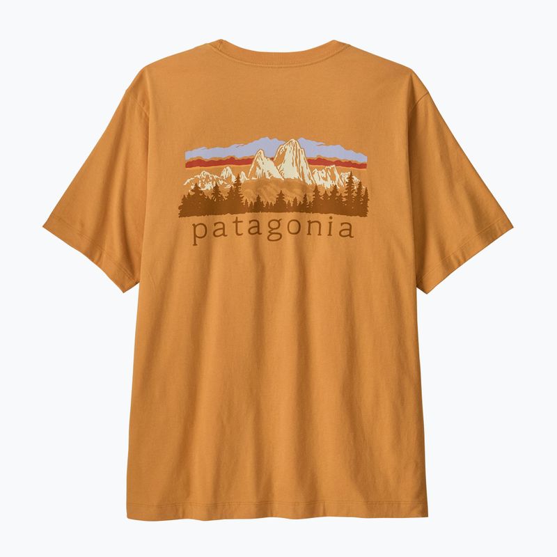 Herren-Shirt Patagonia Fitz Roy Foothills dried mango 2