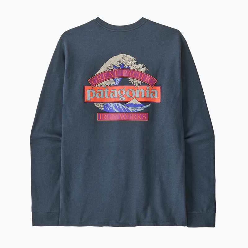 Longsleeve Herren Patagonia Great Waves Responsibili-Tee LS summit blue 3