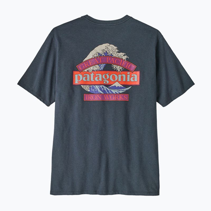 Herren-Shirt Patagonia Great Waves Responsibili-Tee summit blue 4