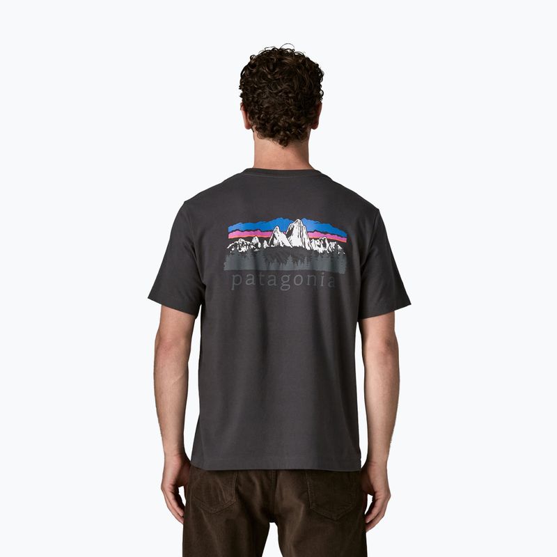 Herren-Shirt Patagonia Fitz Roy Foothills ink black 2