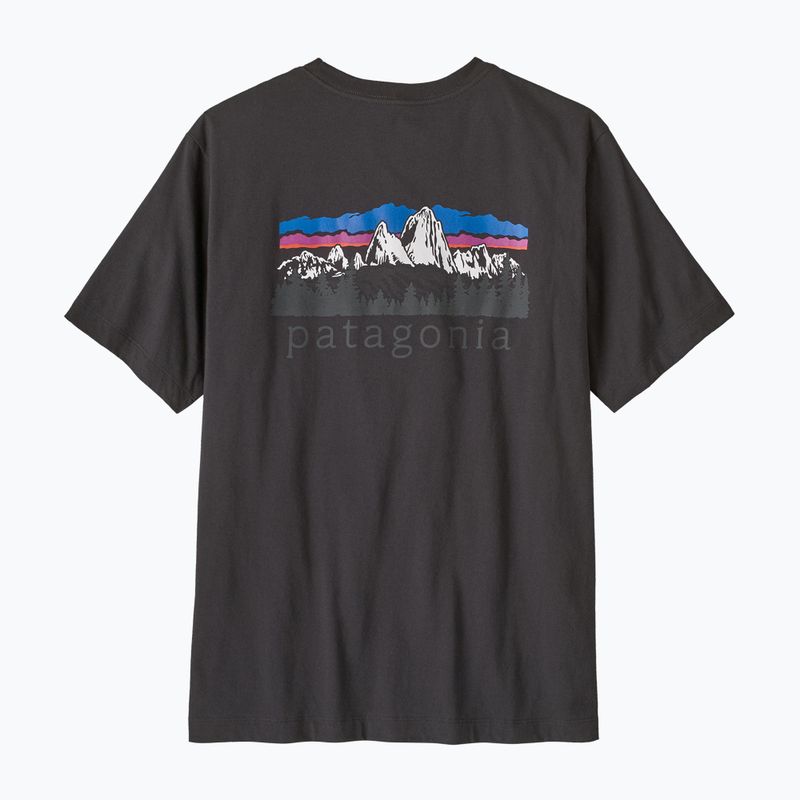 Herren-Shirt Patagonia Fitz Roy Foothills ink black 3