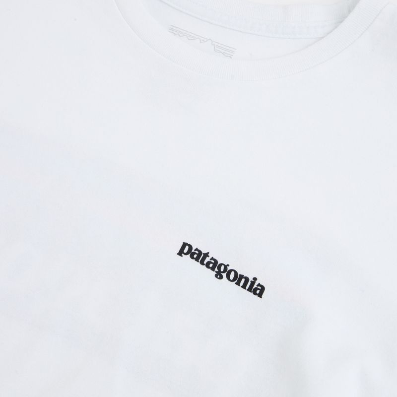Longsleeve Herren Patagonia P-6 Logo Responsibili fiber white 3