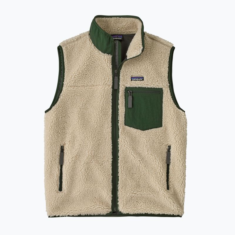 Herrenweste Patagonia Classic Retro-X dark natural w/treeline green 2