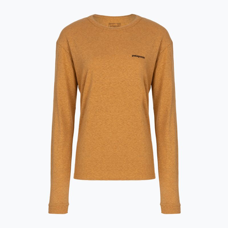 Damen-Longsleeve Patagonia P-6 Logo Responsibili-Tee LS dried mango